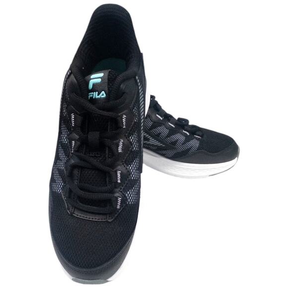 Fila SUSPENSE SNEAKERS TRAIL RUNNING SHOES GRAY BLACK AQUA WOMEN'S 7.5 - Picture 6 of 7